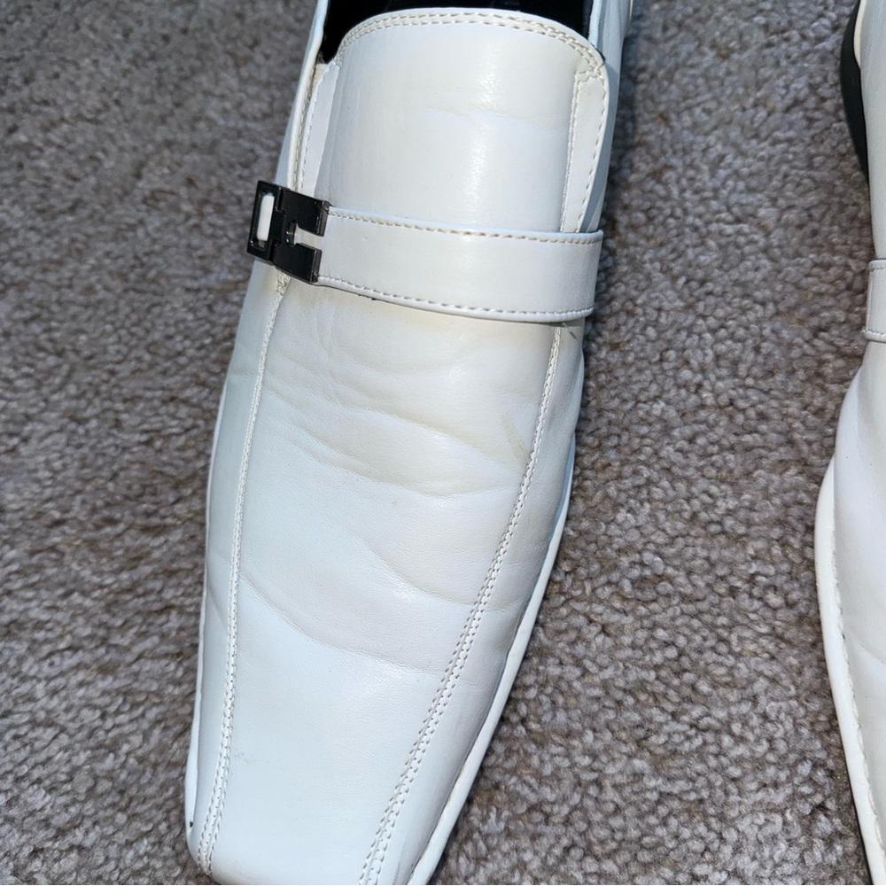 Aldo Men's Dress Shoes in white size 45 european (11.5 us) - Picture 3 of 5